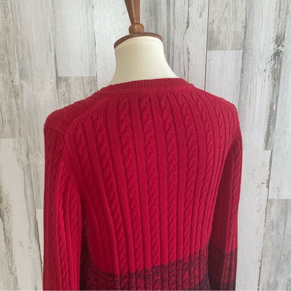 Tommy Hilfiger Ombré Cable Knit Sweater - Picture 10 of 10